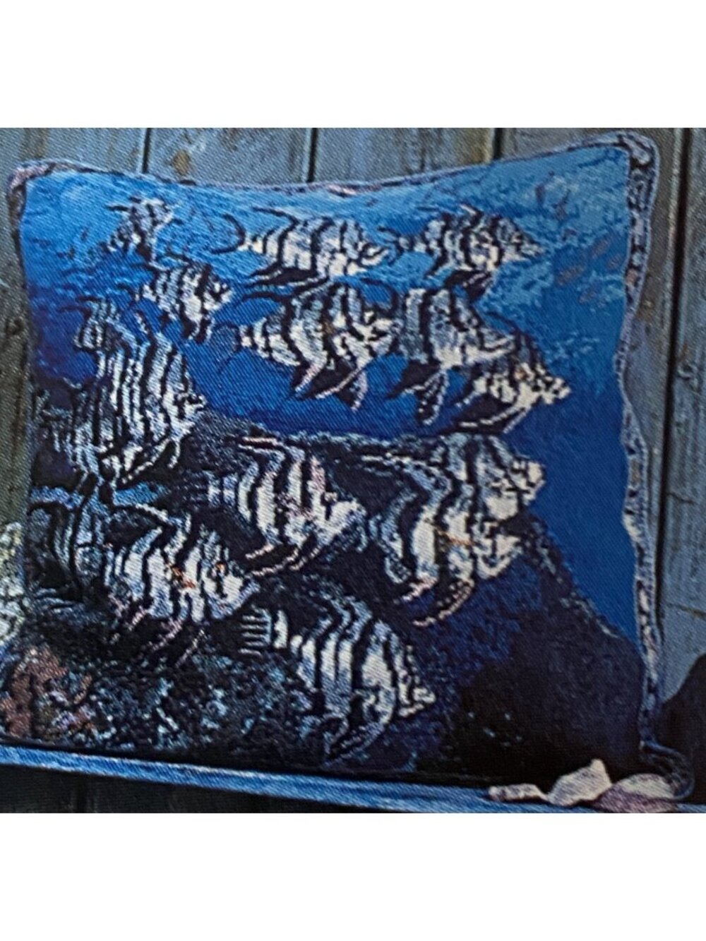 Vtg Jill Gordon Design Angel Fish Needlepoint Kit Susan Merrill 1997 USA